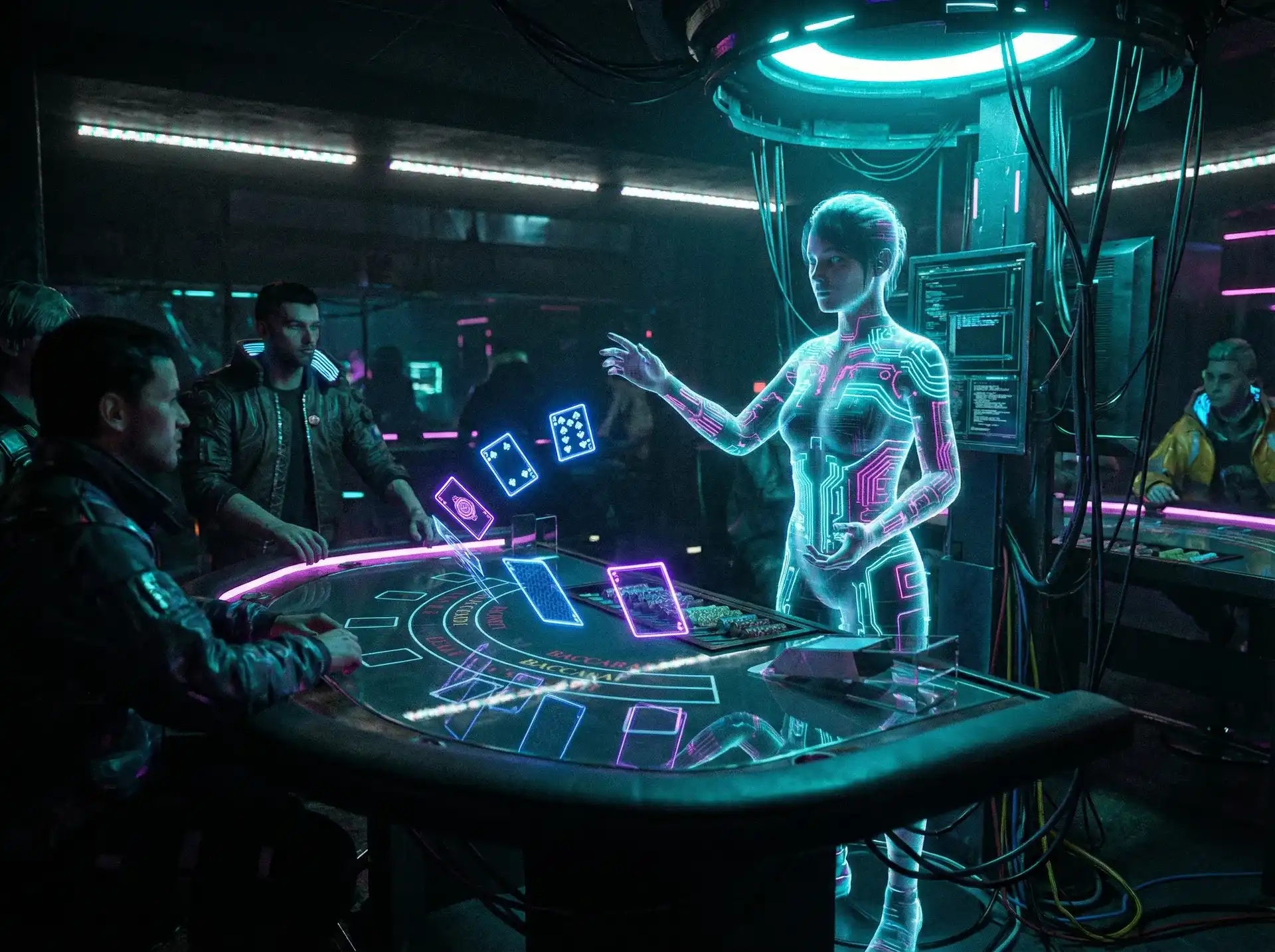 杏彩娱乐全息荷官发牌场景 - 问鼎娱乐